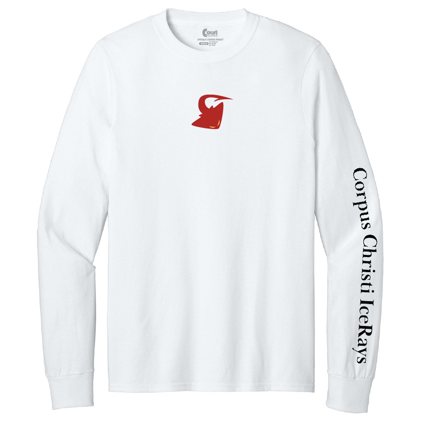 Corpus Christi IceRays Wordmark Long Sleeve T-Shirt