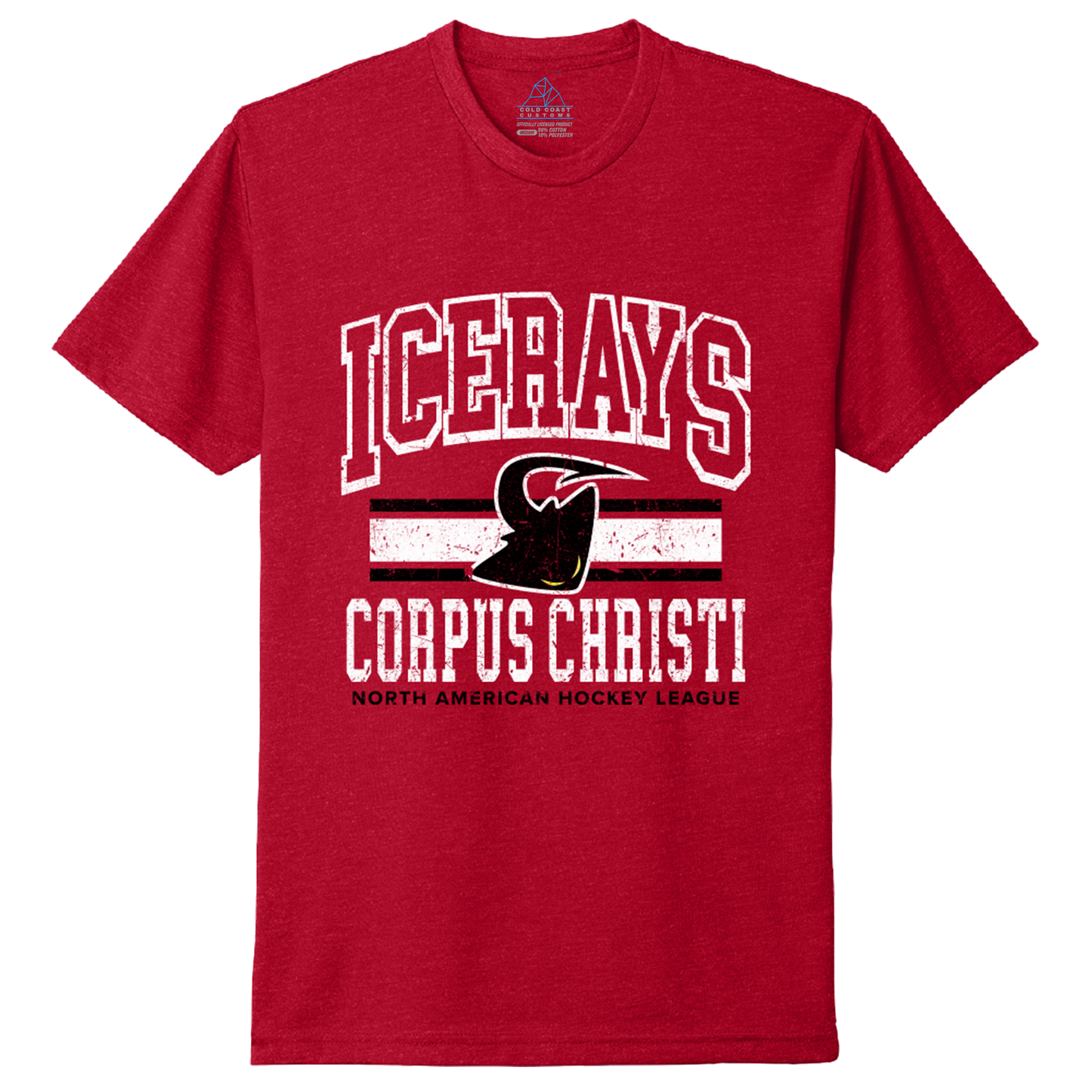 Corpus Christi Youth IceRays Stripes T-Shirt