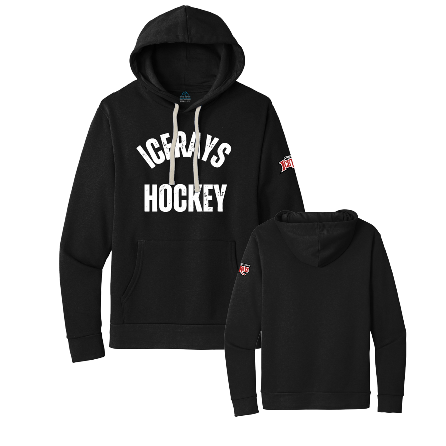 IceRays Hockey Distressed Hoodie