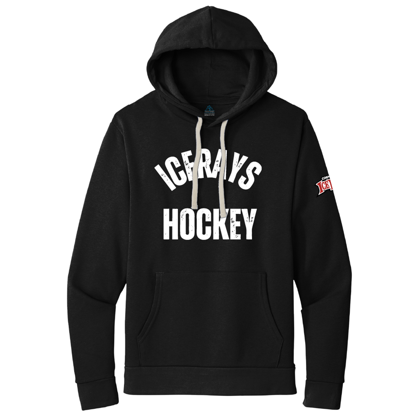 IceRays Hockey Distressed Hoodie