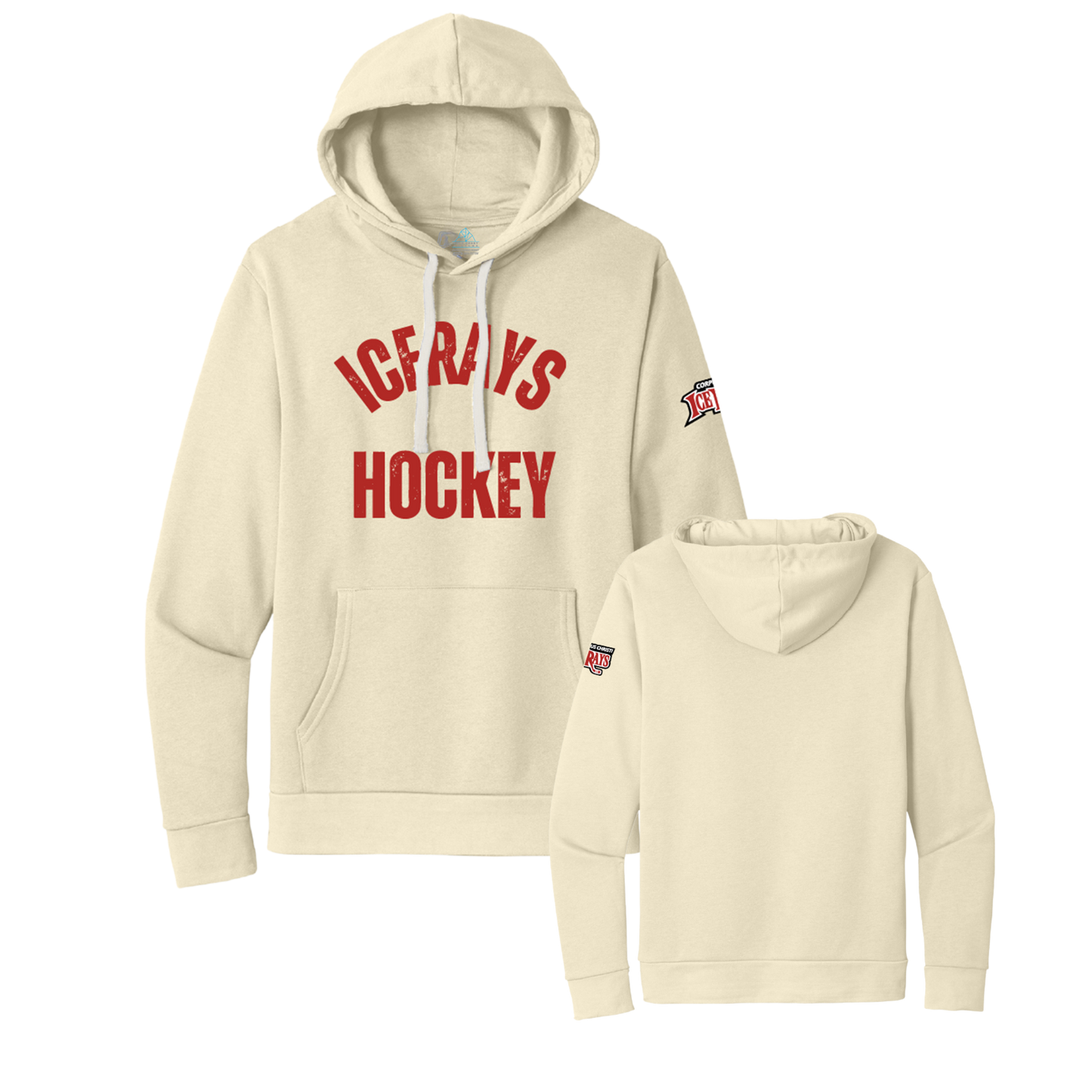 IceRays Hockey Distressed Hoodie