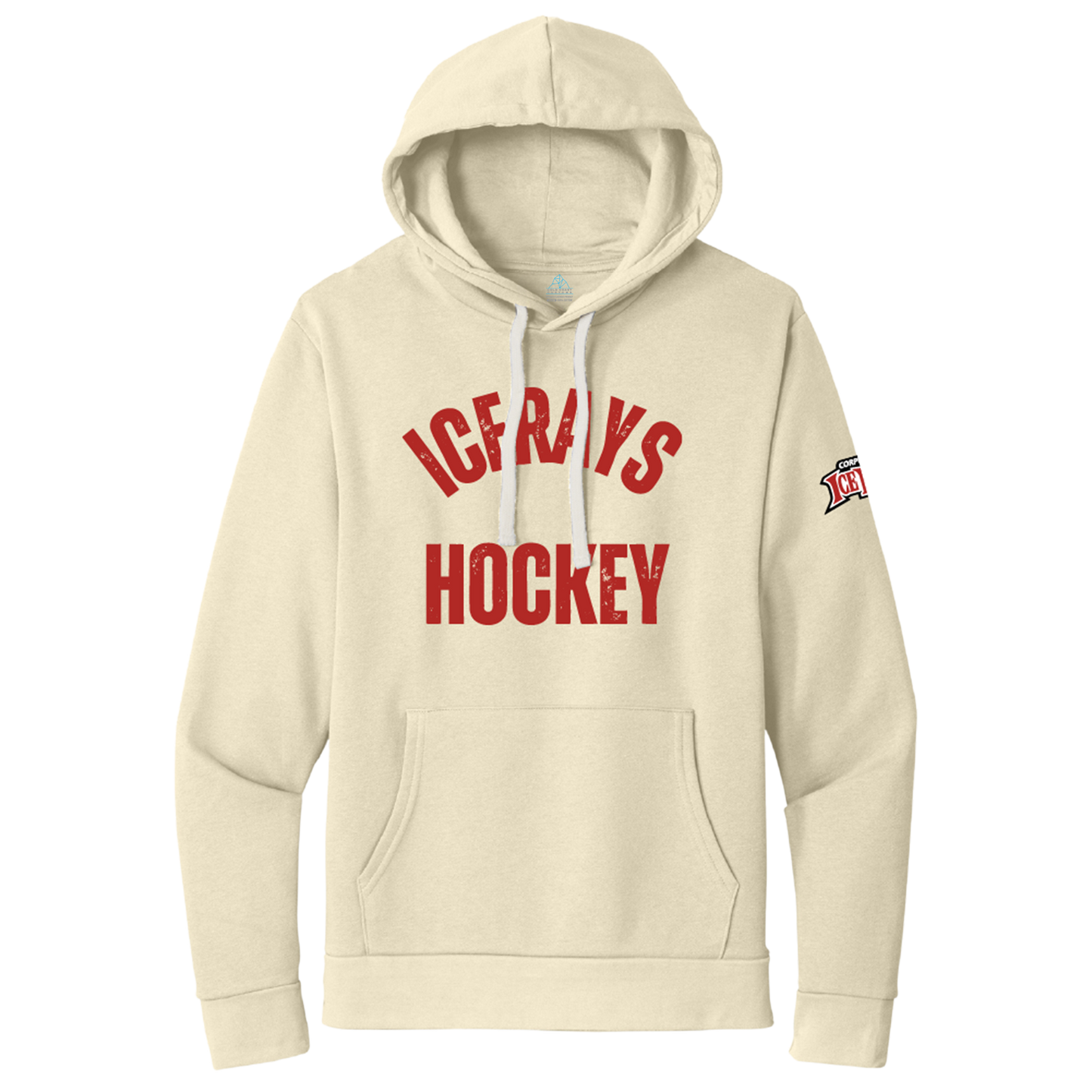 IceRays Hockey Distressed Hoodie