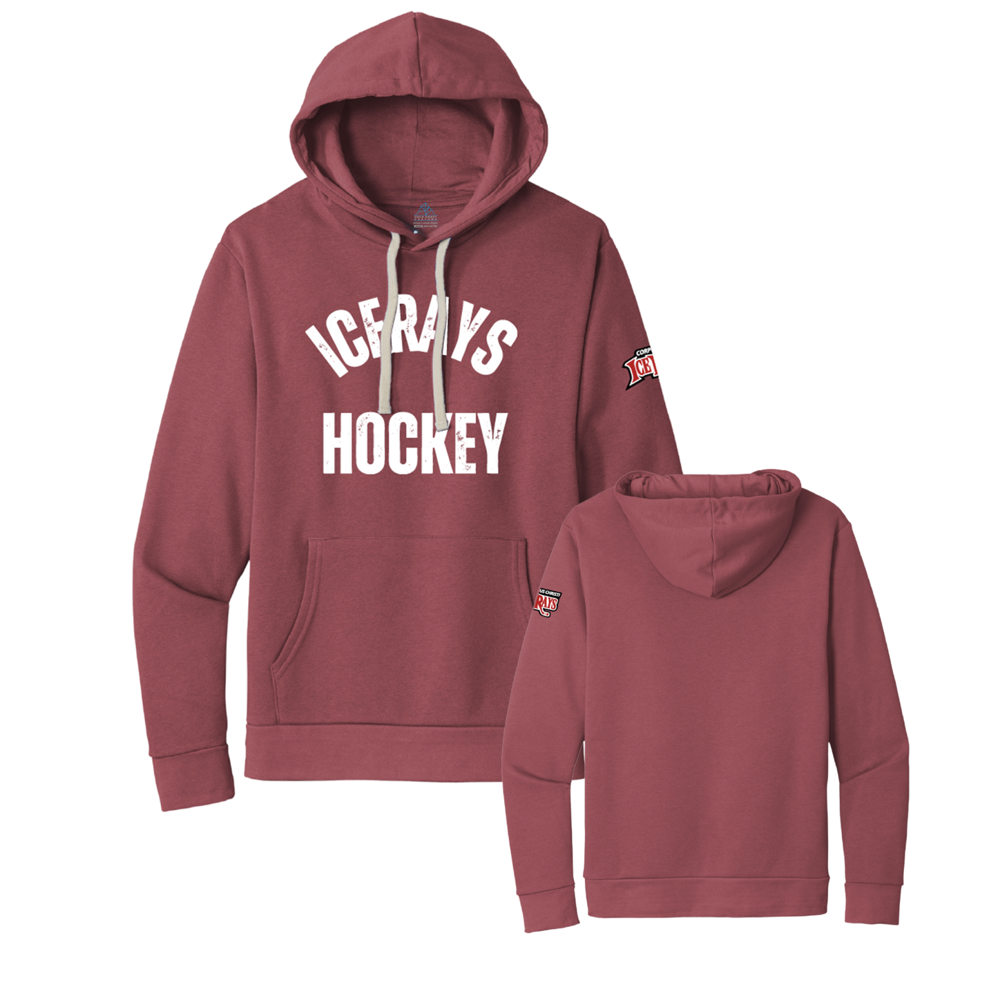 IceRays Hockey Distressed Hoodie