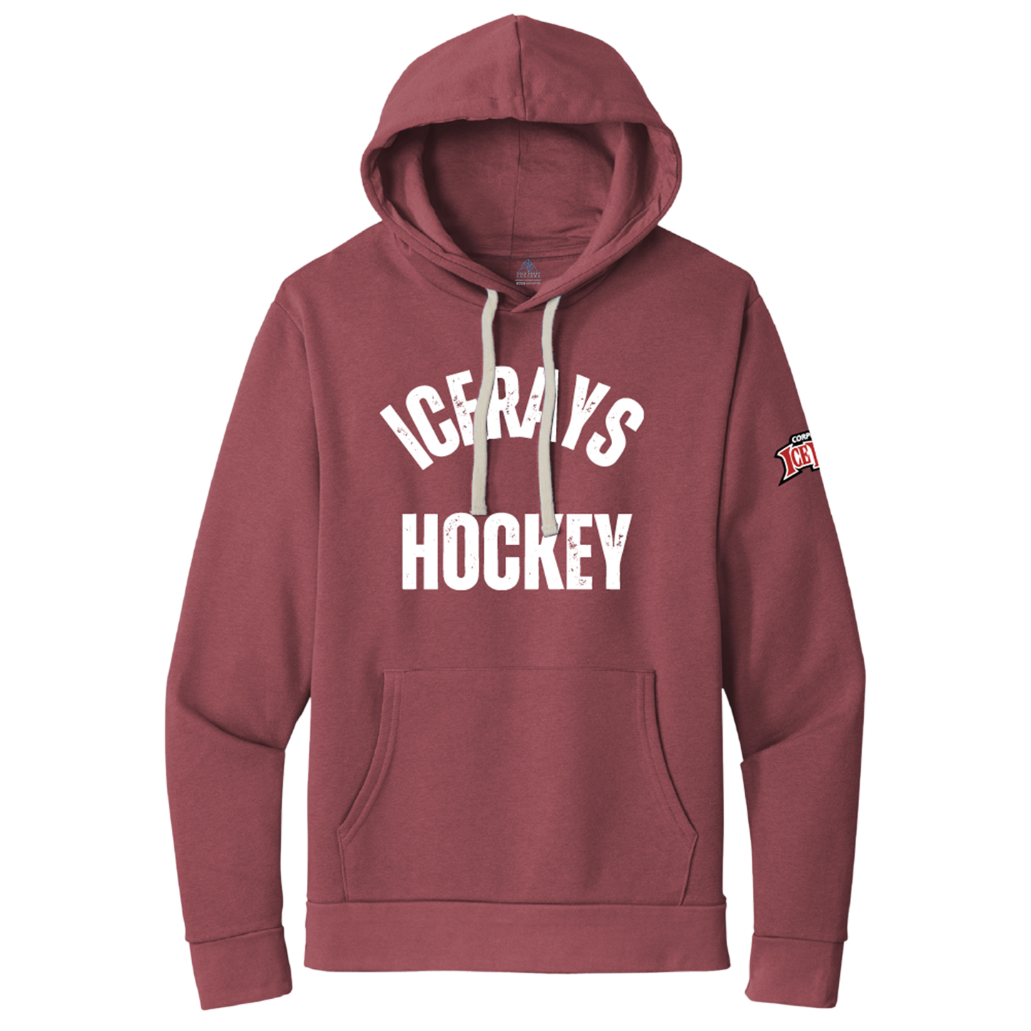 IceRays Hockey Distressed Hoodie