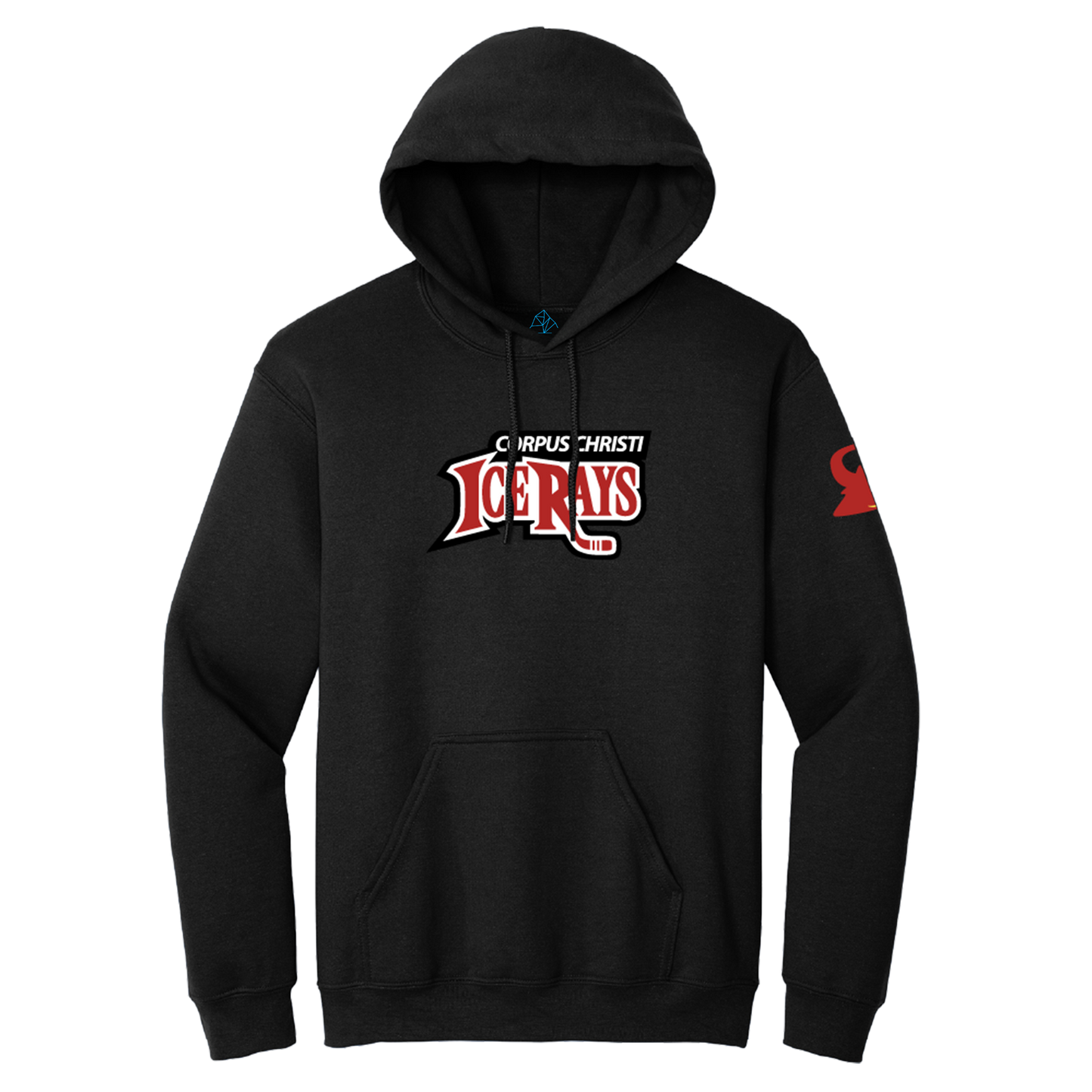 Corpus Christi IceRays CCIR Logo Hoodie