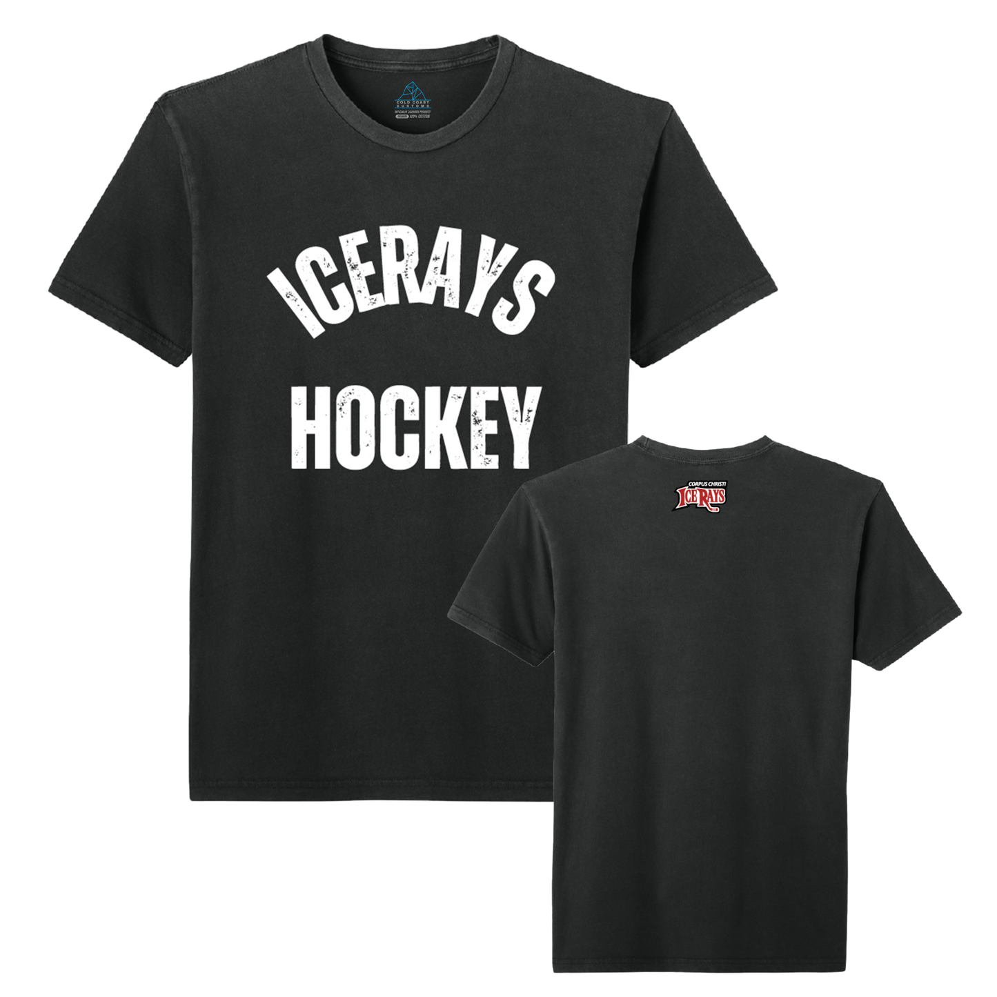 Corpus Christi IceRays Hockey Distressed T-Shirt