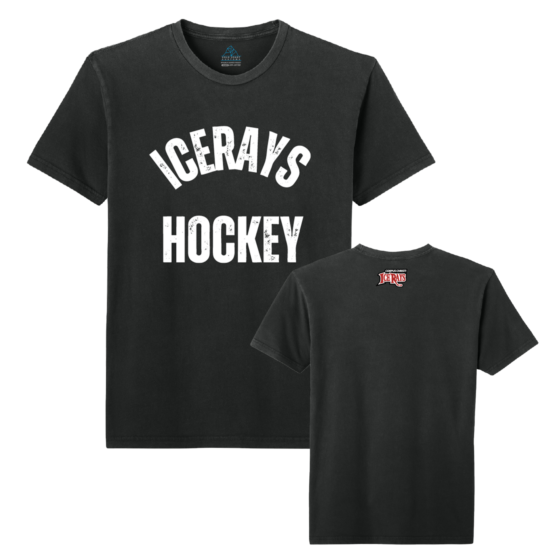 Corpus Christi IceRays Hockey Distressed T-Shirt