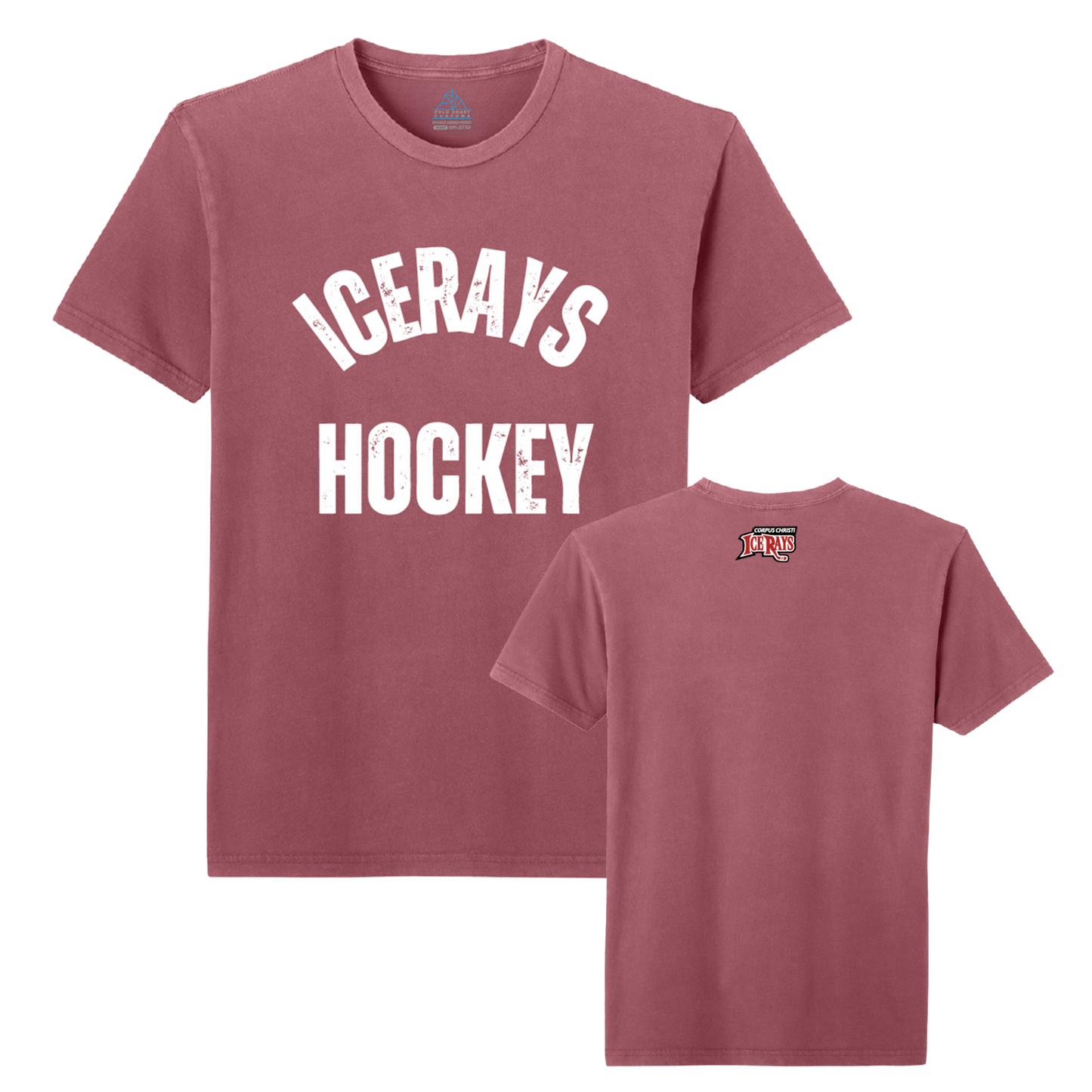 Corpus Christi IceRays Hockey Distressed T-Shirt