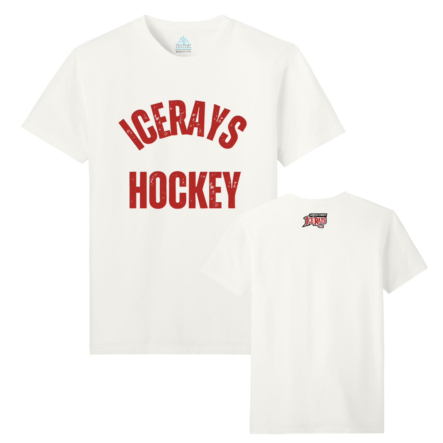 Corpus Christi IceRays Hockey Distressed T-Shirt