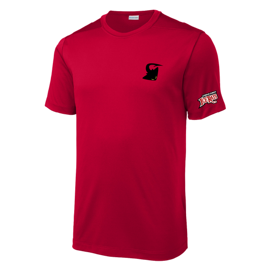 Corpus Christi IceRays Icon Performance T-Shirt Deep Red