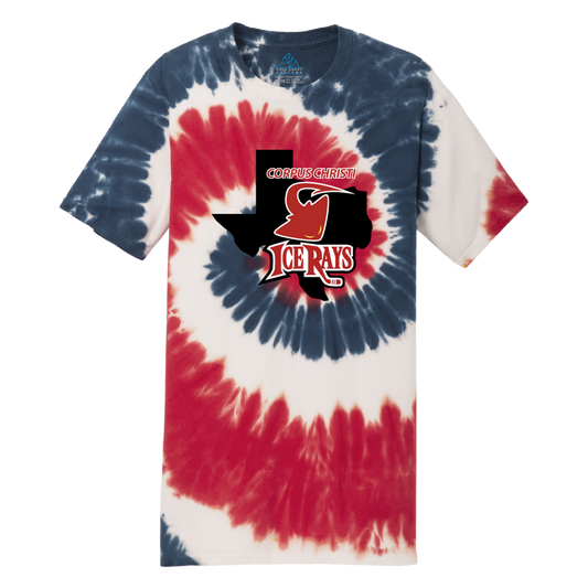Corpus Christi IceRays Military Tie-Dye T-Shirt