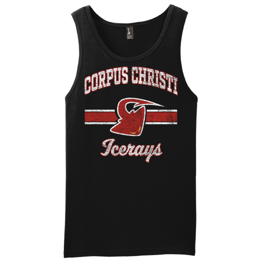 Corpus Christi IceRays Retro Stripe Tank Black