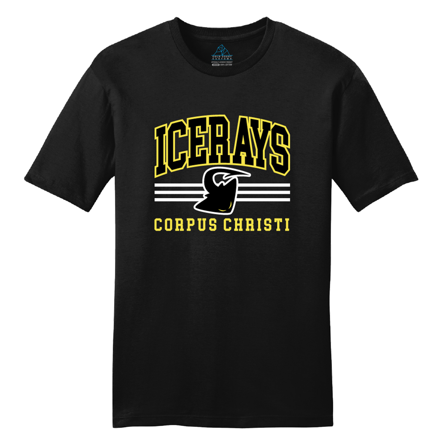 Corpus Christi IceRays Stripes T-Shirt