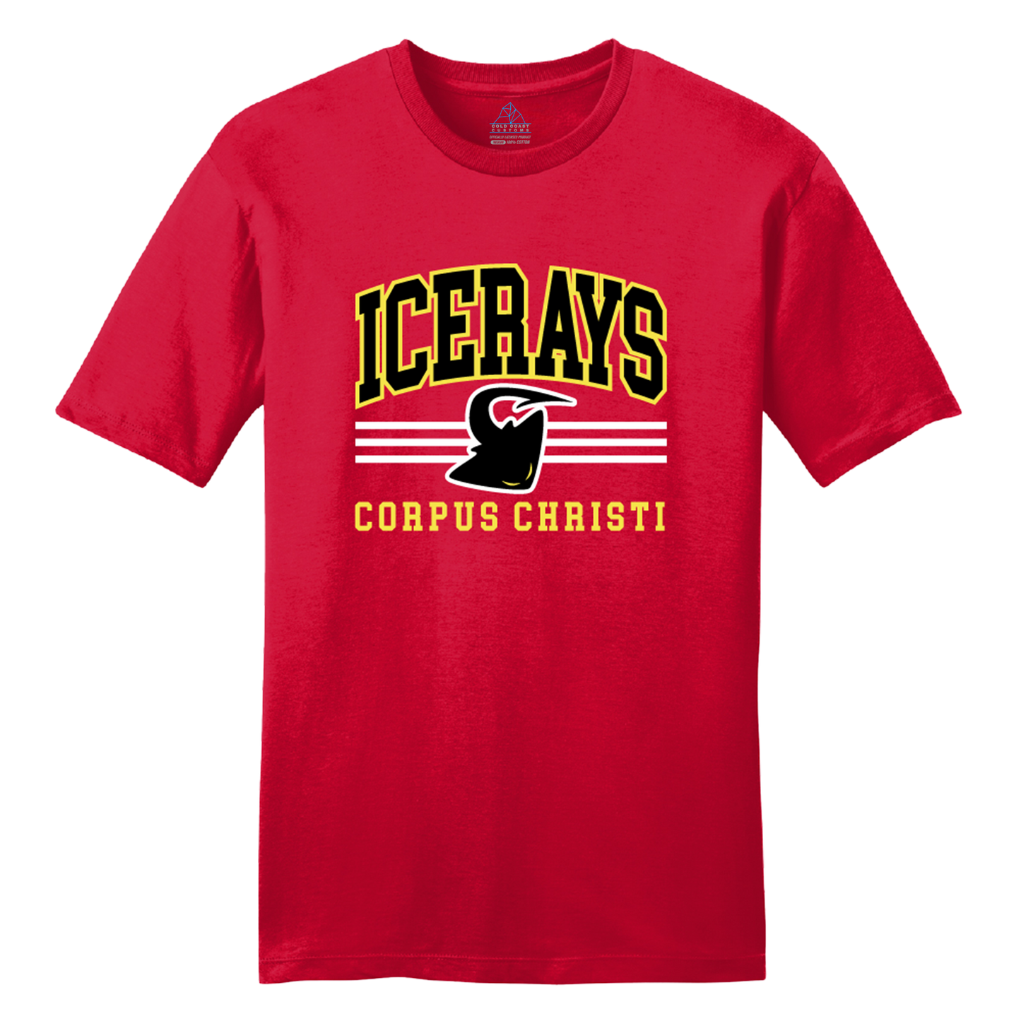 Corpus Christi IceRays Stripes T-Shirt