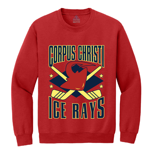 Corpus Christi IceRays Throwback Crewneck