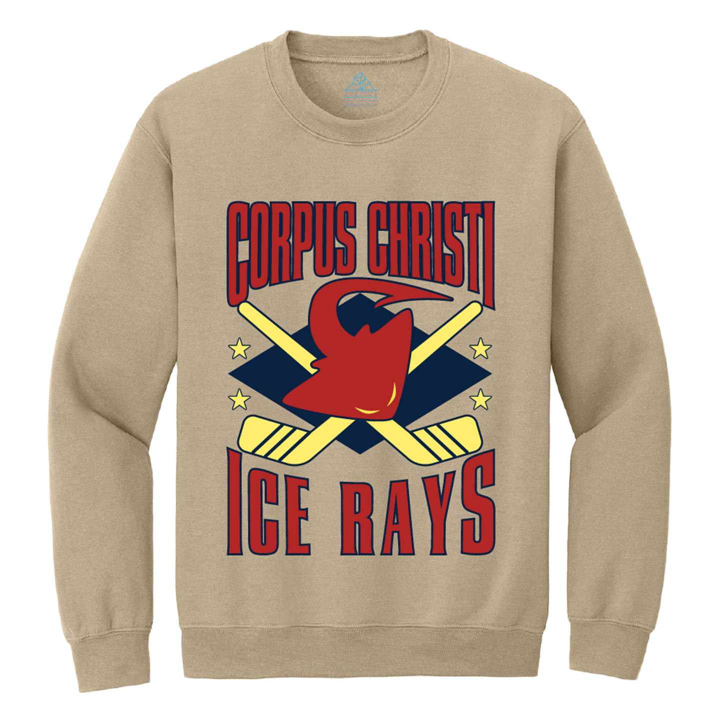 Corpus Christi IceRays Throwback Crewneck