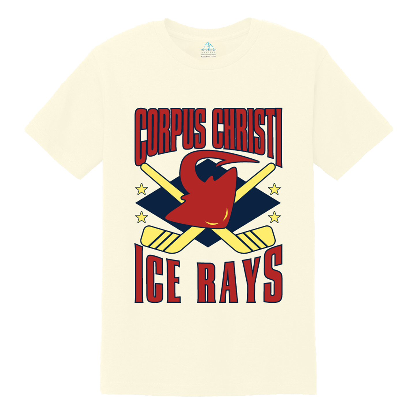 Corpus Christi IceRays Throwback T-Shirt