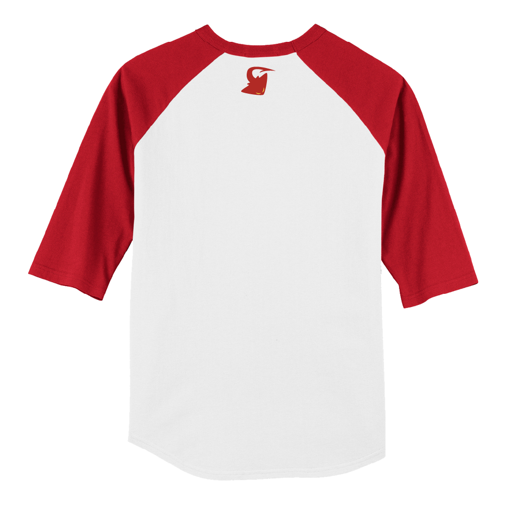 Corpus Christi IceRays Vintage Raglan T-Shirt Red/White Back