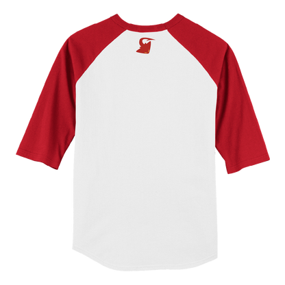 Corpus Christi IceRays Vintage Raglan T-Shirt Red/White Back
