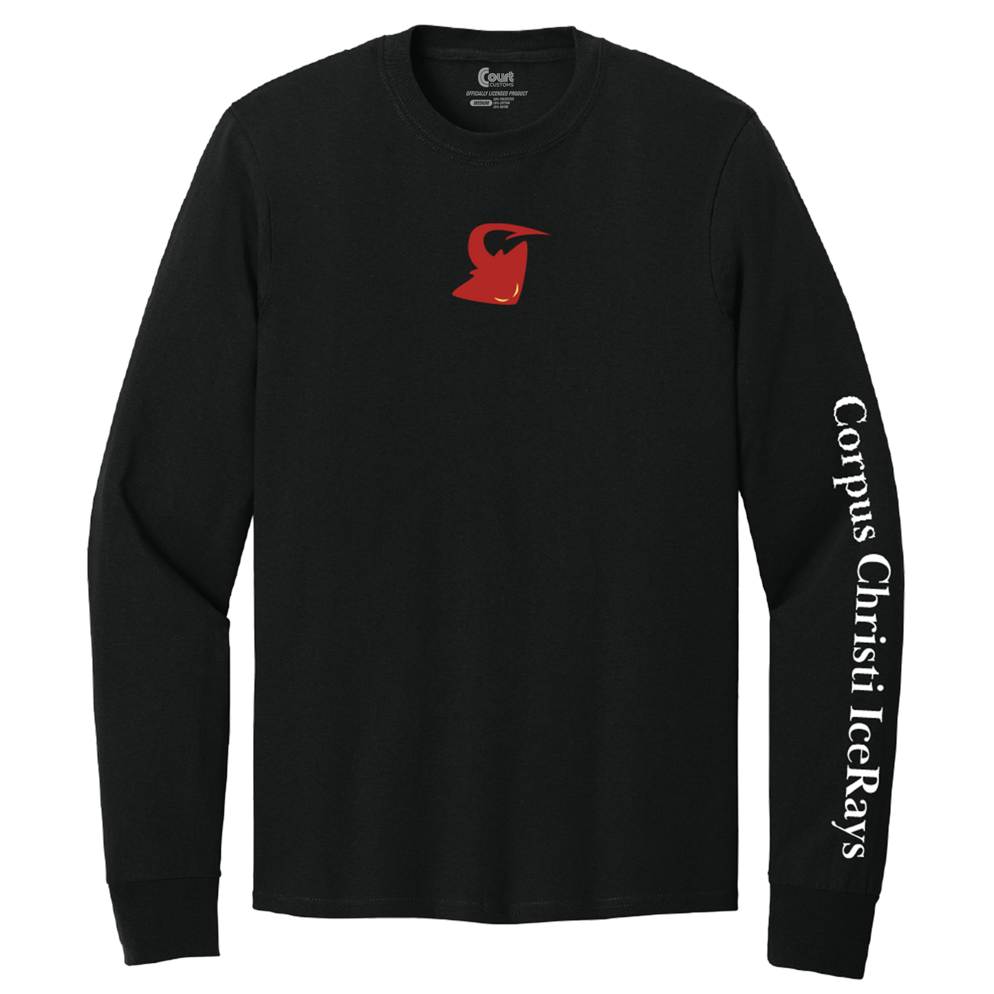 Corpus Christi IceRays Wordmark Long Sleeve T-Shirt