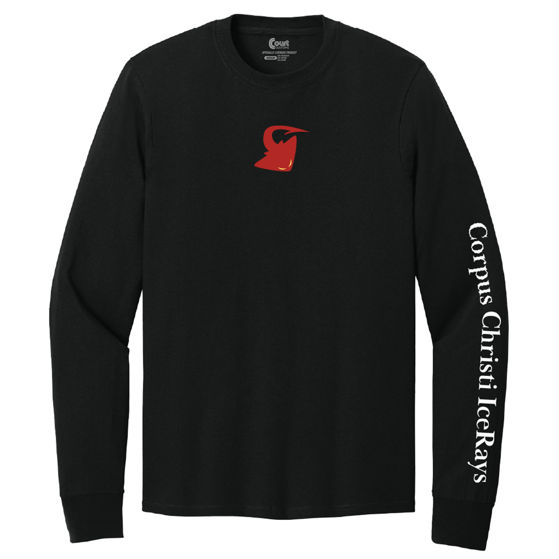 Corpus Christi IceRays Wordmark Long Sleeve T-Shirt