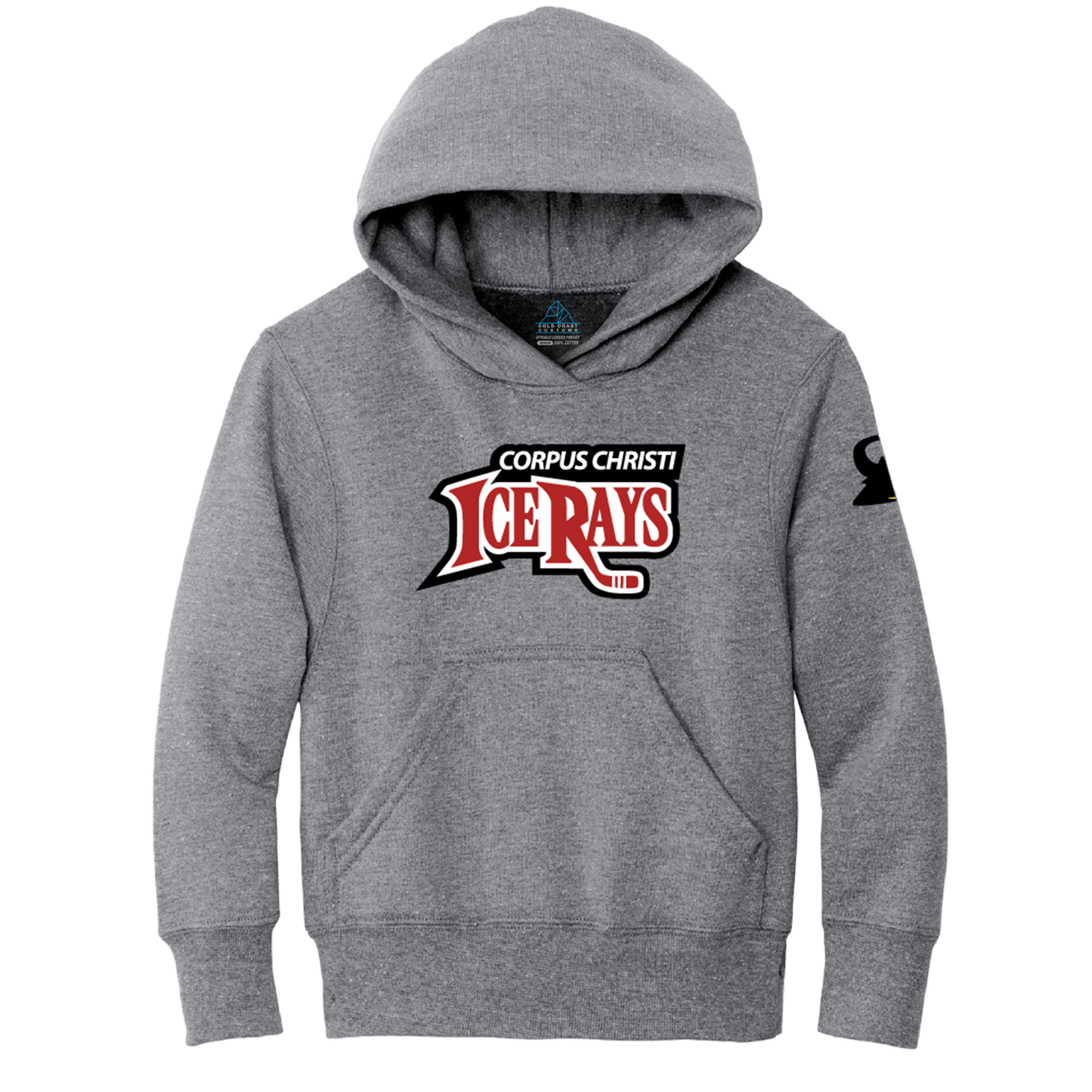 Corpus Christi IceRays Youth Wordmark Hoodie