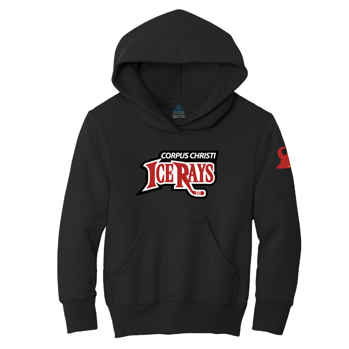 Corpus Christi IceRays Youth Wordmark Hoodie