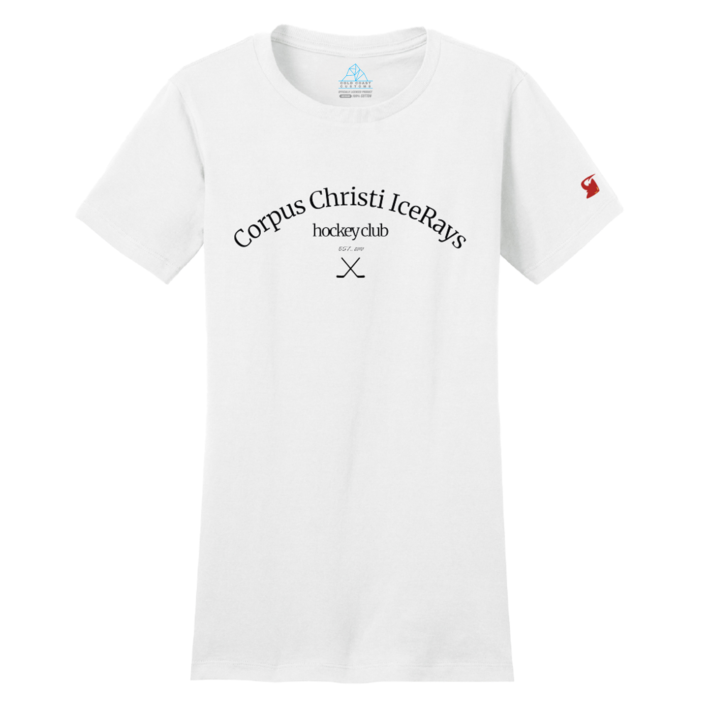 Corpus Christi Womens IceRays Hockey Club T-Shirt