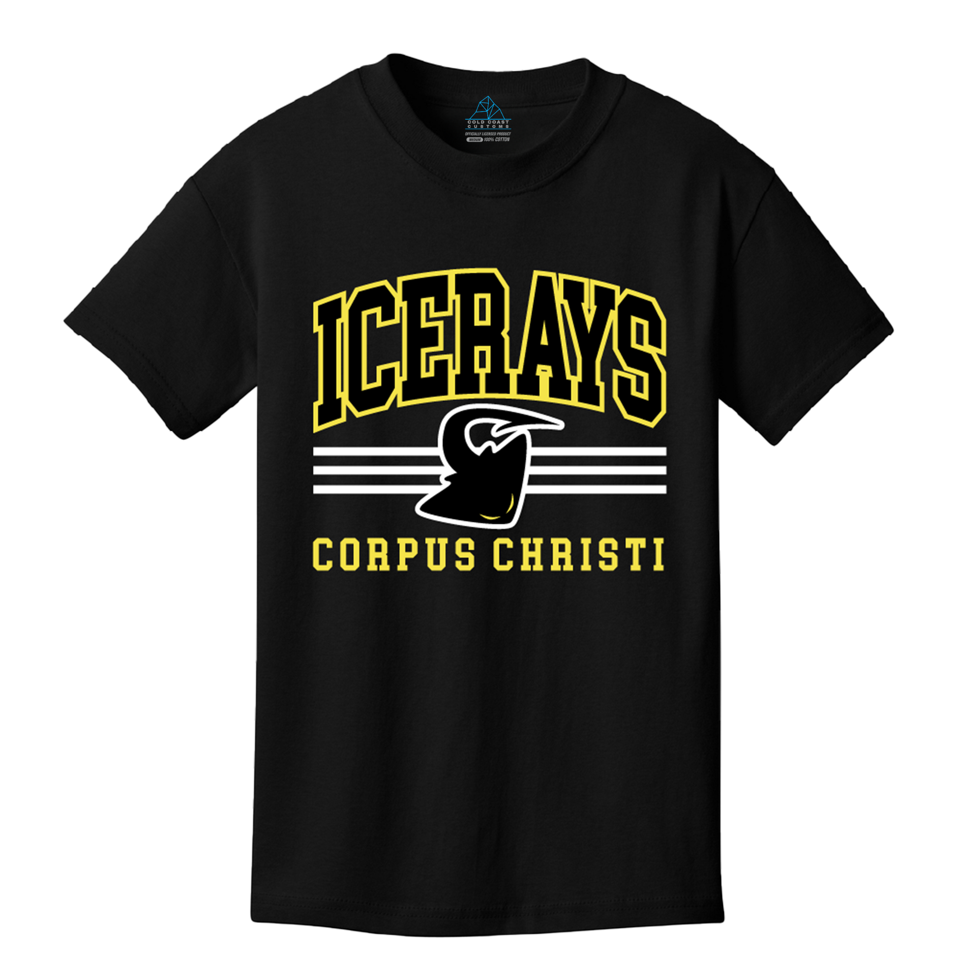 Corpus Christi Youth IceRays Stripes T-Shirt