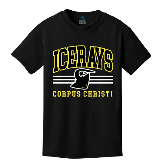 Corpus Christi Youth IceRays Stripes T-Shirt