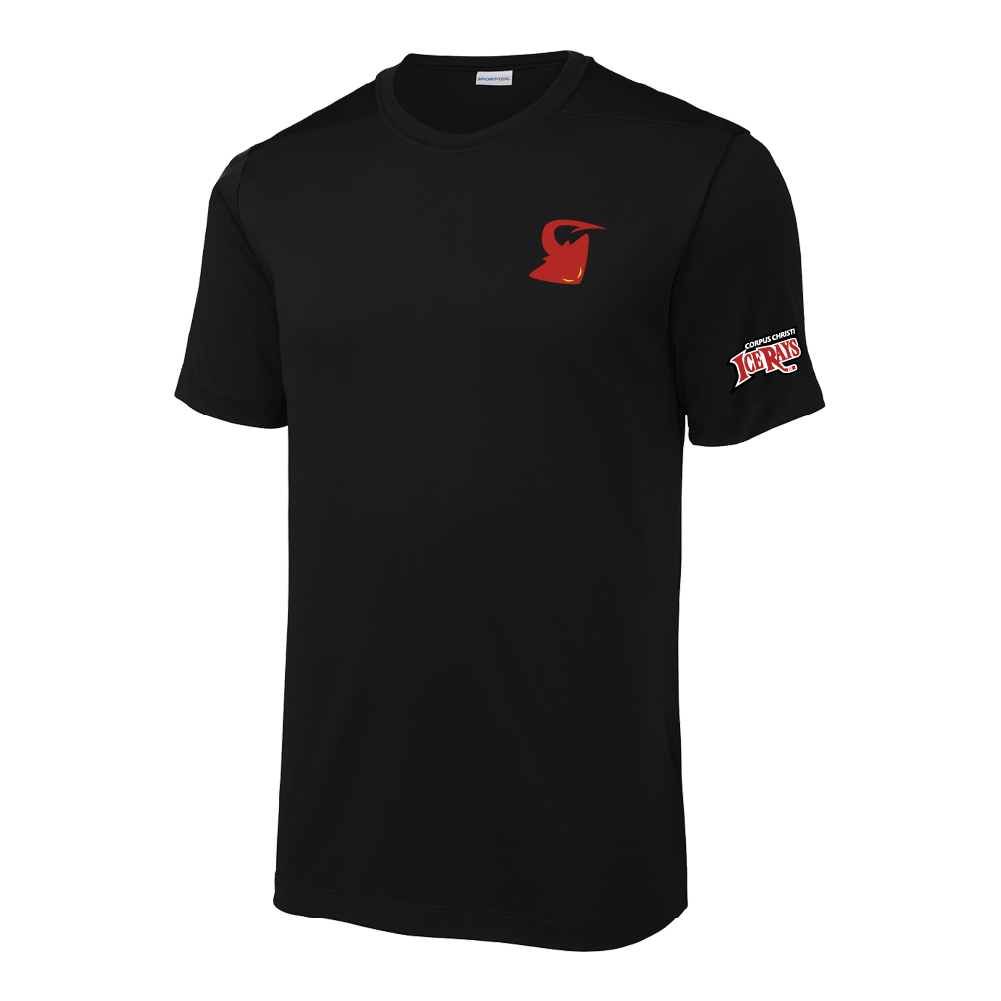 Corpus Christi IceRays Icon Performance T-Shirt Black